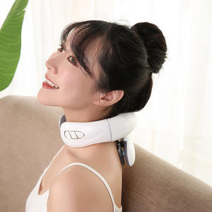 Masajeador eléctrico de cuello y hombros EMS de alta calificación, masajeador Cervical pulsante, alivia el dolor muscular - Product Image 4