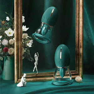 Realov Deux tasses de plaisir, vibromasseur en forme de langue magique pour le sein/les seins/le vagin, succion et léchage - Product Image 1