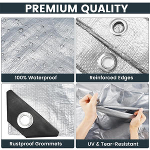 Protection hivernale contre le vent Tissus de paillis perméables Protéger le soleil Imperméable Bâche colorée - Product Image 6