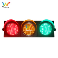 Semáforo de Seguridad Vial, Luz Intermitente LED Tricolor de 300 mm