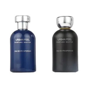Manufacturers Wholesale High End 100ml Parfum Fragrance Flacon Pump Sprayer Luxury Mens Black Empty Glass Perfume Bottles