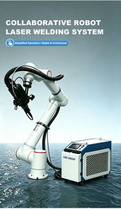Robot de soudage laser collaboratif sans programmation, bras de soudeur industriel à fonctionnement automatique, soudage laser de l'acier inoxydable et du carbone - Product Image 5