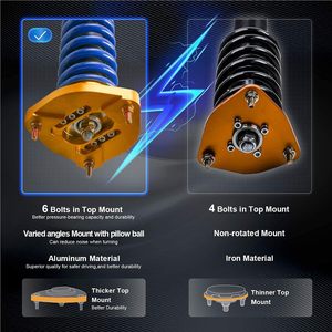 Amortisseurs GO Racing compatibles avec <span class=keywords><strong>Mercedes</strong></span> <span class=keywords><strong>Benz</strong></span> W204 Classe C 2008-2014 RWD, kit de réduction de hauteur réglable - Product Image 4