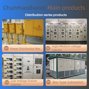 Tủ phân phối thiết bị chuyển mạch điện áp cao loạt 0.4 KV 4000A 50Hz kim loại thiết bị điện - Product Image 2