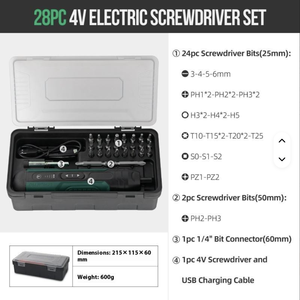 Tournevis multifonctionnel 3,6 V à poignée droite, mini-perceuse automatique pour le serrage et le retrait des vis, couple réglable DY-36 Re - Product Image 5