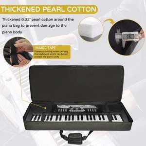 Estuche de Transporte para Teclado de 88 Teclas - Estuche de Transporte Plegable de Primera Calidad para Teclado de Piano - Product Image 5
