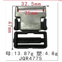 Boucle à dégagement rapide en alliage de zinc - Réglable, durable, écologique, design tactique professionnel pour accessoires de colliers pour chiens