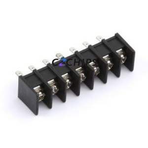 MX25H-7.62-07P-BK01-Cu-S-A Barrier Terminal Block Through hole Component (THT),P=7.62mm Connector Two Sides 7.62mm 1x7P 7P - Product Image 1