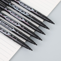 Stylos marqueurs permanents OEM personnalisés à base d'huile à double pointe fine 0.5mm à pointe fine avec logo personnalisé