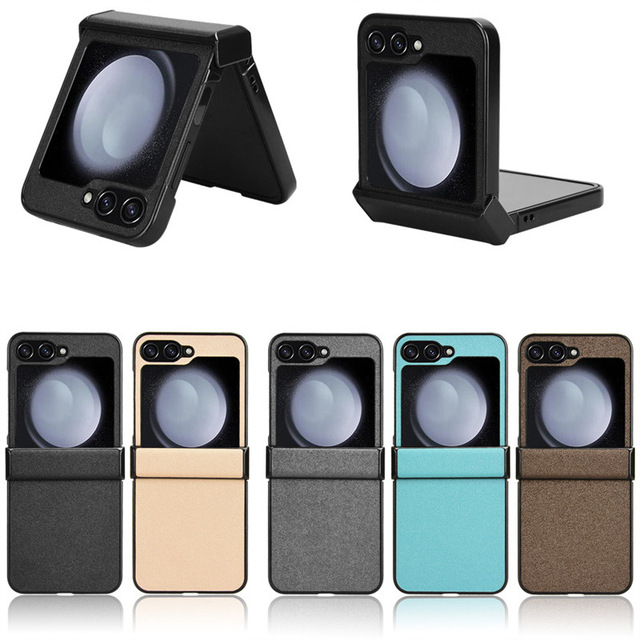 Best Selling PU Leather Wallet Card Holder Case for Samsung Galaxy Z Flip 6 5G