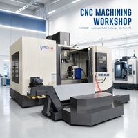 Machine de fraisage CNC à 4 axes de haute précision VMC1580, machine de fraisage verticale CNC robuste
