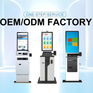 27-inch thông minh khách sạn check-in kiosk màn hình cảm ứng tự phục vụ sân bay POS NFC <span class=keywords><strong>RFID</strong></span> thẻ pha chế Vé máy in kiosk thiết bị đầu cuối - Product Image 4