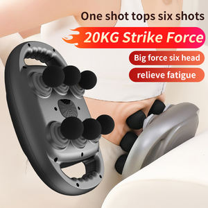 Pistola de Masaje Muscular Eléctrica de 6 Cabezales Pistola de Fascia Profesional para Masaje de Cuello y Espalda Herramienta de Masaje Muscular Profundo - Product Image 6