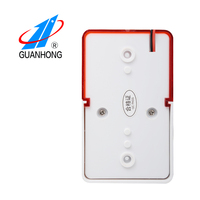 Luz Estroboscópica de Seguridad Montada en Pared, DC9-15V 105dB, Alarma Sonora Intermitente, Zumbador de Advertencia Antirrobo para Interiores, para Sistema de Alarma