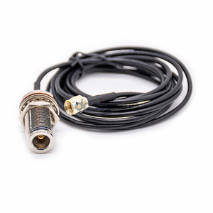 สายต่อขยาย RF แบบกันน้ำ หัวต่อ N ตัวเมียแบบ Bulkhead ไปยัง <span class=keywords><strong>RP</strong></span> SMA ตัวผู้ สาย RG174 สำหรับเสาอากาศและระบบดาวเทียม - Product Image 1