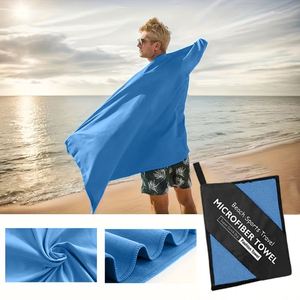 Toalla Deportiva de Microfibra de Poliéster Tejida, Personalizada, Absorbente, de Secado Rápido, para Adultos - Product Image 2