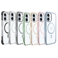 WOWCASE étui de téléphone Premium pour iPhone 16 étui 3M Anti-chute antichoc magnétique étui mobile pour 15 16 pro max 16 plus 16 15 pro