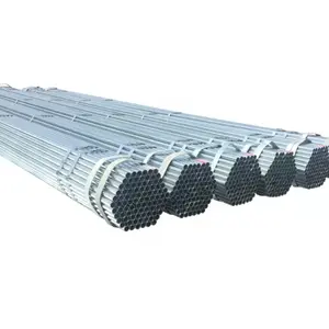 Tubo de aço galvanizado redondo por imersão a quente tubo de aço galvanizado para exportação
