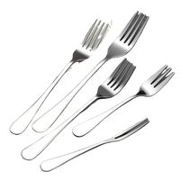Ensemble de couverts modernes en acier inoxydable pour restaurant, comprenant des cuillères, des fourchettes et des couteaux argentés à prix réduit pour les fêtes et la maison