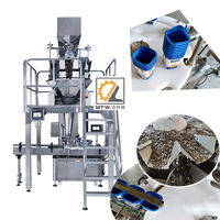 Machine de remplissage automatique multi-têtes MTW pour sachets, pots et coupelles de friandises pour animaux de compagnie et biscuits