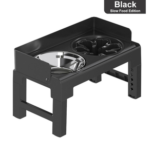 Gamelle surélevée pour chien de grande race, support réglable en <span class=keywords><strong>hauteur</strong></span> 5 positions, motif cœur, motif uni, portable, écologique, pour nourriture et eau - Product Image 5