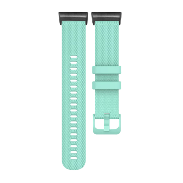 Silicone Smartwatch Strap Small Checkered Pattern Soft Lightweight Waterproof for Charge3/4/5 Unisex