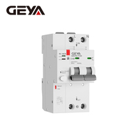Disjoncteur intelligent WiFi GEYA GRD9S-F100 50Hz AC230V/AC400V 20/32/63/100A 1/2/3/4P 6kA, disjoncteur miniature IoT Tuya Smart RS485