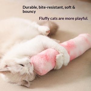 <span class=keywords><strong>Coussin</strong></span> en peluche en forme de <span class=keywords><strong>chat</strong></span> avec rembourrage à la catnip pour la dentition et le soulagement de l'ennui - <span class=keywords><strong>Coussin</strong></span> de câlin pour chats - Product Image 3