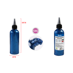 Colla Glitter Blu Peiyong 120g per Progetti Fai-da-Te e Artigianato, Prodotto in Cina - Product Image 1