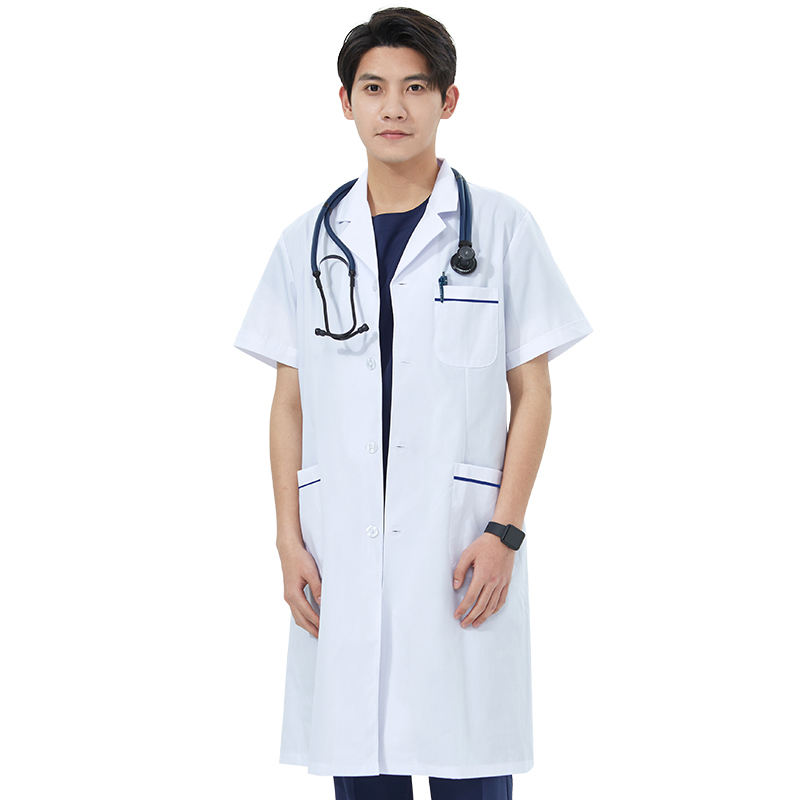 แขนสั้นชายสีน้ำเงิน