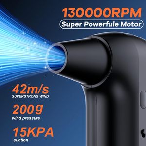 aspirateur Cordless 2-in-1 Air Duster Vacuum Cleaner 130000RPM Brushless Motor Air Blower for <b>Keyboard</b> Car <b>Electronic</b> Cleaning - Product Image 3