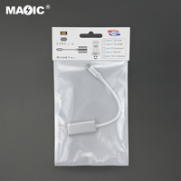 Magelei adaptor transmisi Video, USB Mini 3.1 Tipe C ke Mini DP/DP 4K x 2K USB-C untuk Macbook