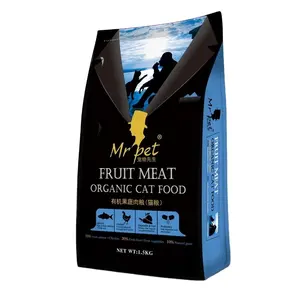 Factory Sale Tiernahrung Cat Treats Großhandel Bulk Dry Cat Food Frischer Lachs und Huhn Obst und Gemüse Bio-Lebensmittel