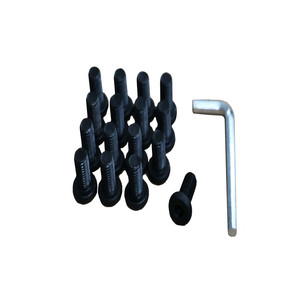 Chambre à coucher à plateforme en métal lit en bois à lattes avec tête de lit moins chère - Product Image 4