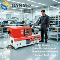 Machine de moulage par injection électrique de bureau compacte professionnelle BANMO, capacité de 50 g pour la fabrication industrielle à petite échelle