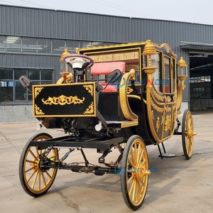 Calèche électrique de tourisme, capacité 1-6 personnes, idéale pour les activités thématiques, calèche royale de mariage à vendre - Product Image 1