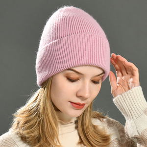 Jxwatcher <strong>Women</strong> Men Outdoor Windproof Biking Skiing Hat Striped Warm Cashmere Knitted Cuffed Winter All <strong>Black</strong> Designer <strong>Beanie</strong> - Product Image 3