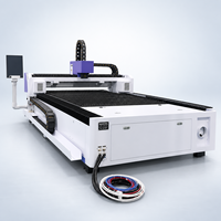 Machine de découpe laser à fibre CNC de type ouvert 1530, découpeuse laser de tôles 1500x3000mm, découpeuse de plaques métalliques haute vitesse