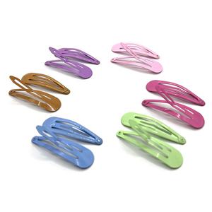 Colore vernice personalizzata 2-4 pollici metallo Snap triangolo antiscivolo mollette colore caramella <span class=keywords><strong>per</strong></span> ragazze bambini e donne accessori <span class=keywords><strong>per</strong></span> <span class=keywords><strong>capelli</strong></span> - Product Image 6