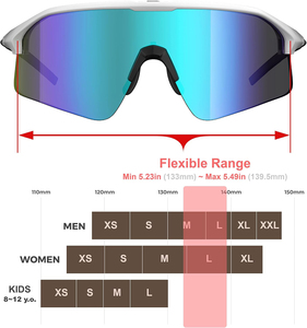 Lunettes de soleil de cyclisme pour adultes pas chères, monture PC multicolore, protection contre le vent et le sable, sports de plein air, baseball, pêche, course à vélo - Product Image 3