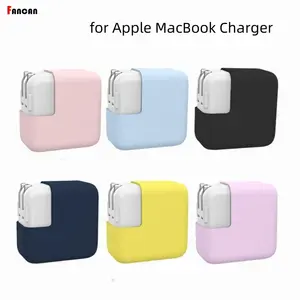 Funda de silicona para ordenador portátil, funda de silicona para MacBook 96 87 85 67 61 60 35 30 29W, para <span class=keywords><strong>Mac</strong></span> Book <span class=keywords><strong>Pro</strong></span> 16 15 14 13 pulgadas <span class=keywords><strong>2021</strong></span> 2020 2019 - Product Image 1