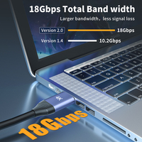Cable HDMI 2.0 de Alta Velocidad al por Mayor, 4K60Hz 3D HDR, Conector Chapado en Oro, Cable de Audio y Video HD de 1M 3.3 pies para TV Box, Proyector, Monitor