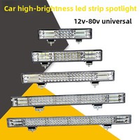Luces LED para Auto, 12V/24V, Tiras de Luces para Parrilla, Modificación de Camionetas, Luces Intermitentes Ultra Brillantes de Alta Intensidad, Luces Todoterreno