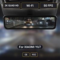 Cámara de Retrovisor con Streaming para XIAOMI YU7 H10 Pro, 2K, 9.2'', Doble Lente Delantera y Trasera, WiFi, OEM de Fábrica, Certificación CE y FCC