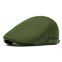 Casquette Plate Unisexe en Maille pour Adultes, Chapeau Gavroche Homme, Casquette Ivy