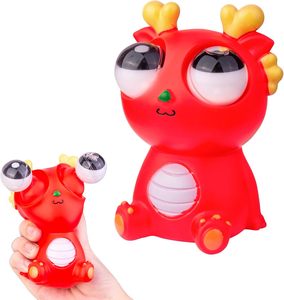 Jouet à presser anti-stress <span class=keywords><strong>Dragon</strong></span> avec édredon d'yeux pour Noël Cadeau d'anniversaire pour les amis et la famille - Product Image 1