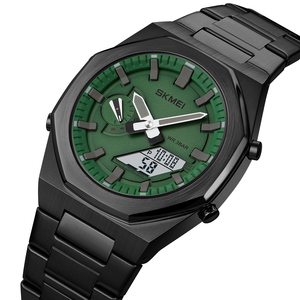 SKMEl 1816 Reloj deportivo analógico <span class=keywords><strong>digital</strong></span> unisex con diseño de moda de doble hora y luz trasera luminosa Relojes de movimiento síncrono - Product Image 4