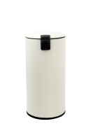 Poubelle à pédale en acier inoxydable de 30 L avec couvercle pour la maison et la cuisine