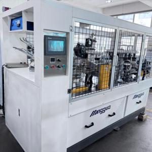 Tự động gợn đôi tường Cốc Cà Phê/nóng uống máy làm giấy gấp loại chế biến - Product Image 4