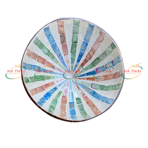 Nouveau design, bol décoratif minimaliste en nacre incrustée de coquillages du Vietnam, écologique, non toxique, artisanat fait main, vente en gros - Product Image 4